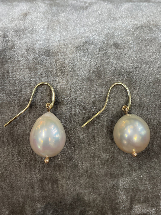 E4060 Pink baroque pearls