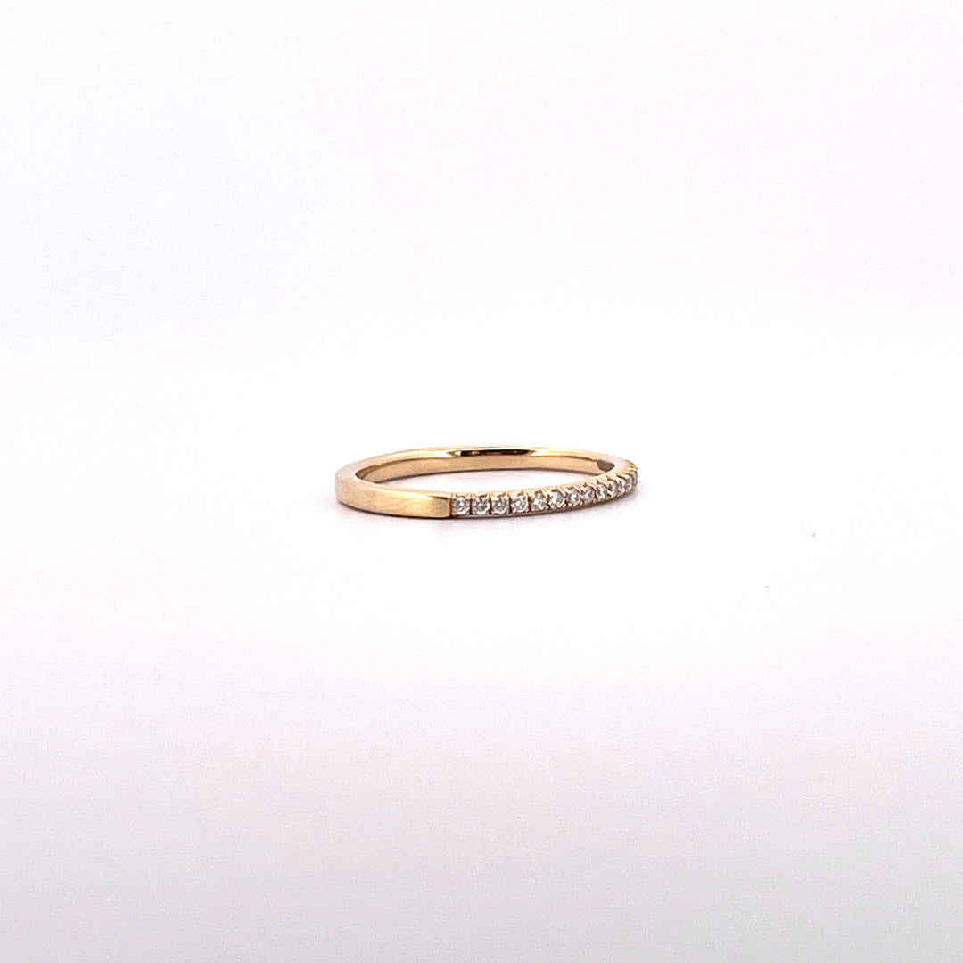 R0783 18ct Diamond 0.15ct G/H Si 50% set claws HET12645