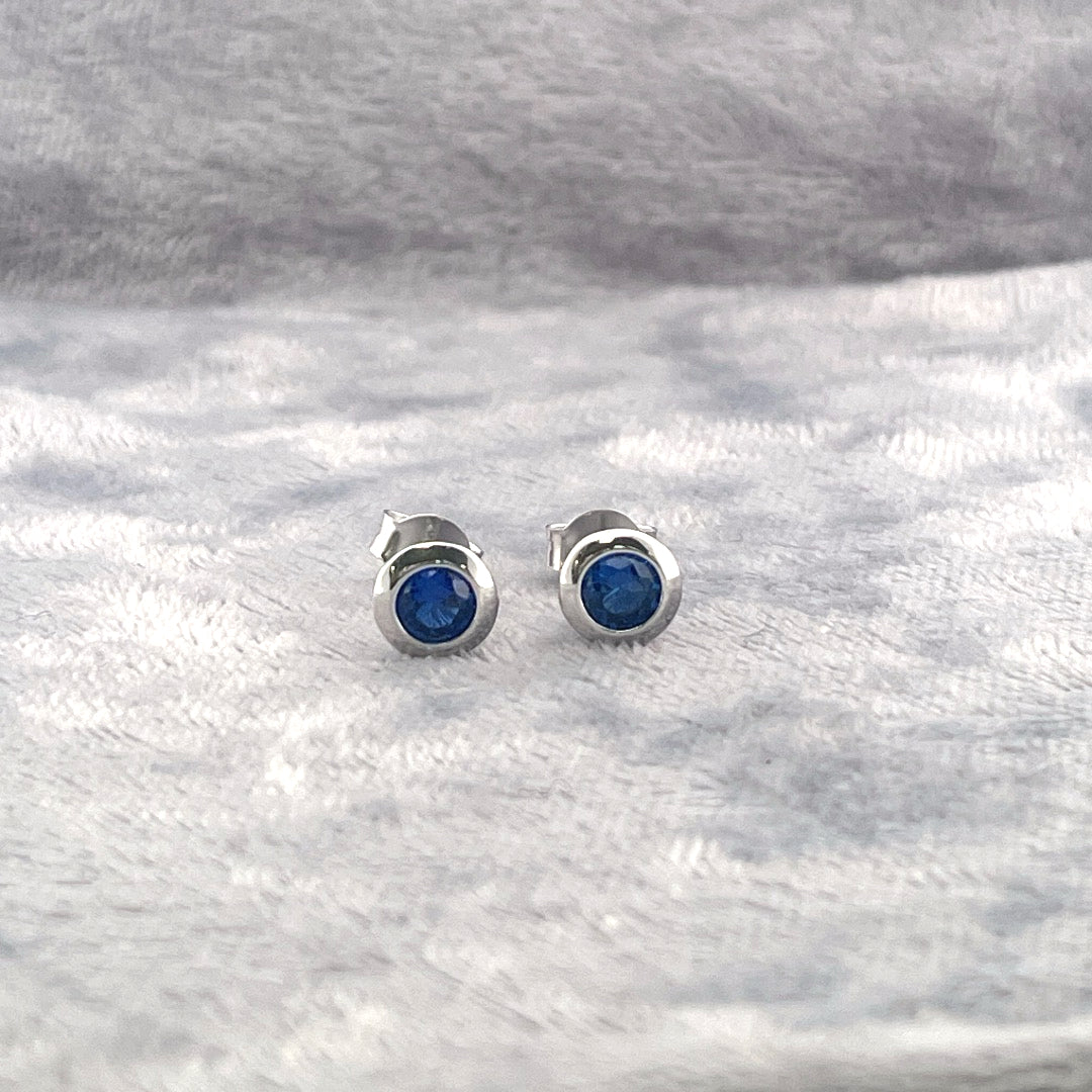 E4170 Silver Blue c.z Rubover