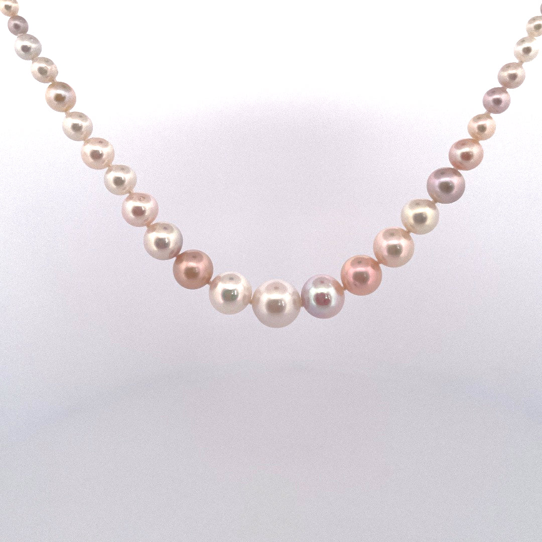 PB395 River Pearls 18" 3-10mm grad fwp NCRPGRAD8-10