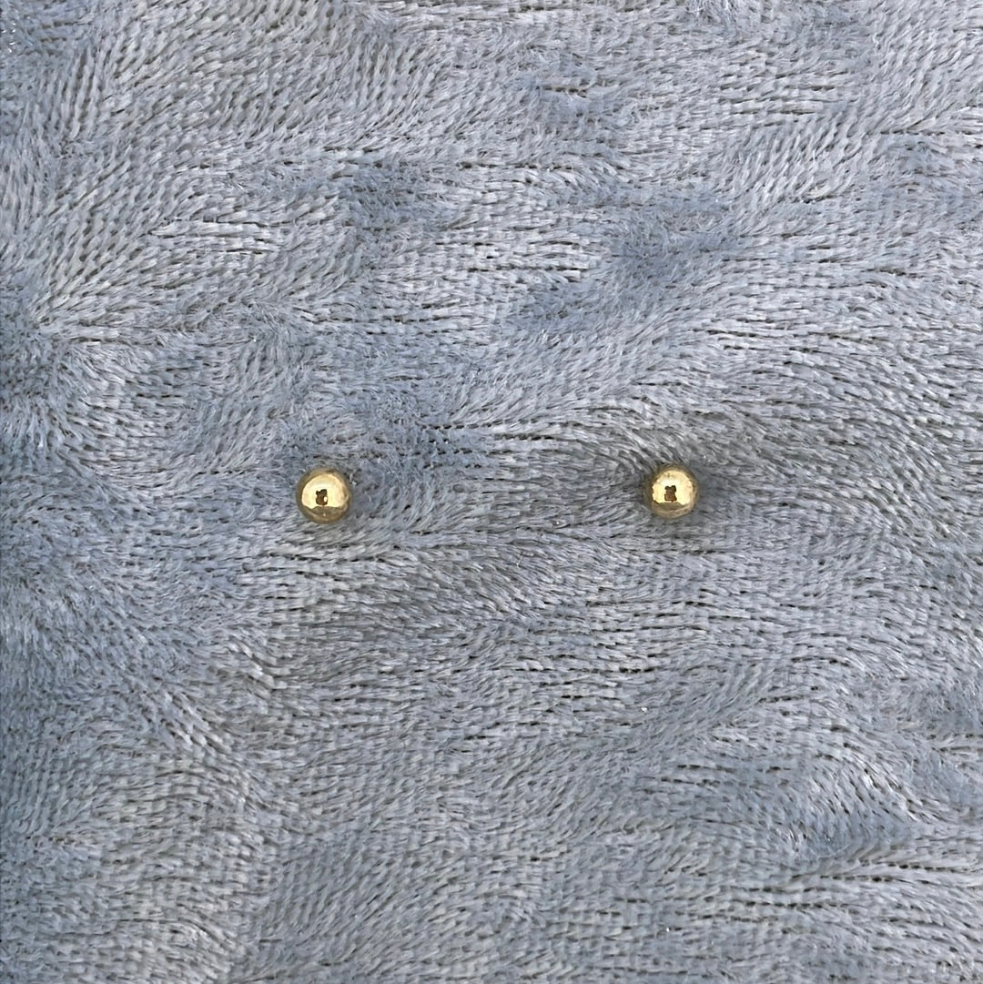 E3464 9ct Studs Ball studs 3mm 3003