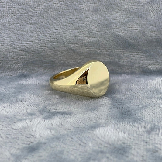 R0796 9ct Signet ring size J S35H