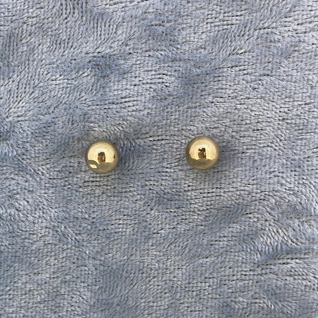 E3467 9ct Studs Ball studs 6mm 3006