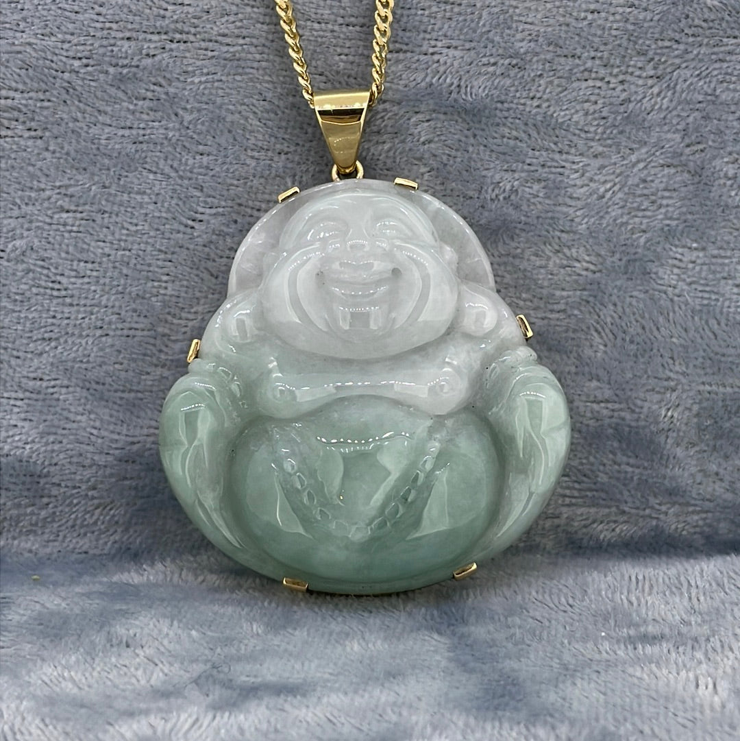 P2152 9ct Jade Natural Buddah