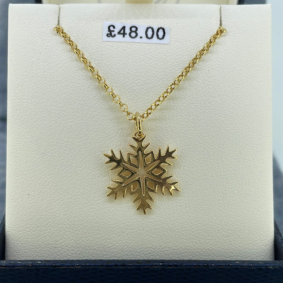 P2401 Gilt Snowflake H4427