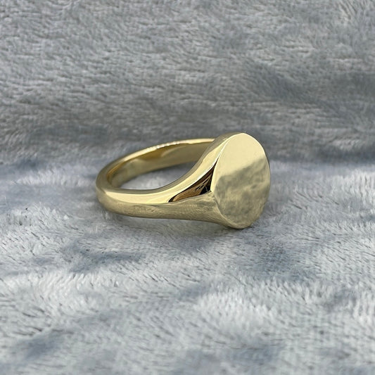 R0710 9ct Signet ring 13x11mm 9YST4