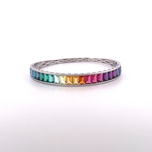 B1236 Silver rainbow channel set