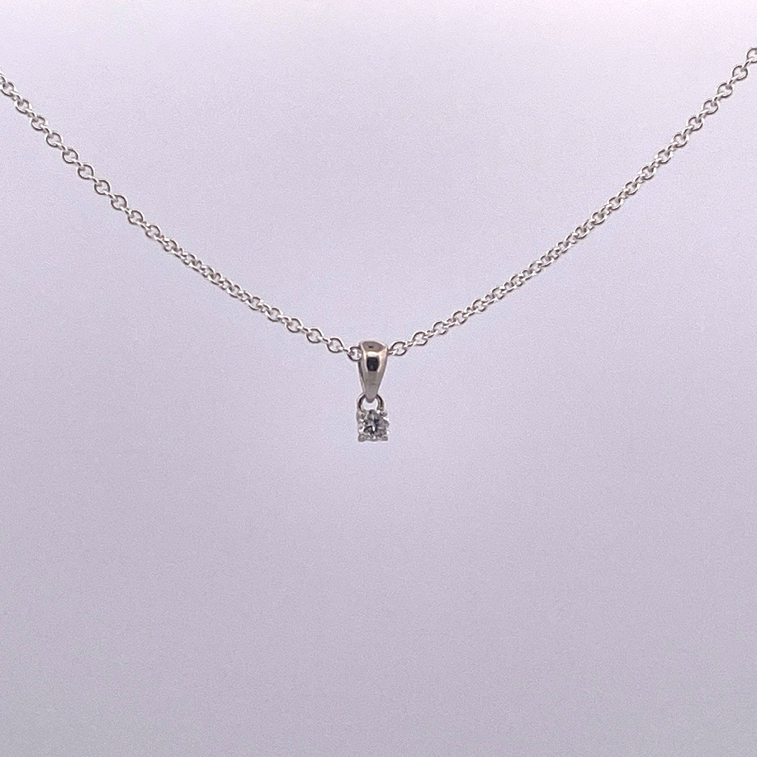 P2851 Silver lab grown Diamond
