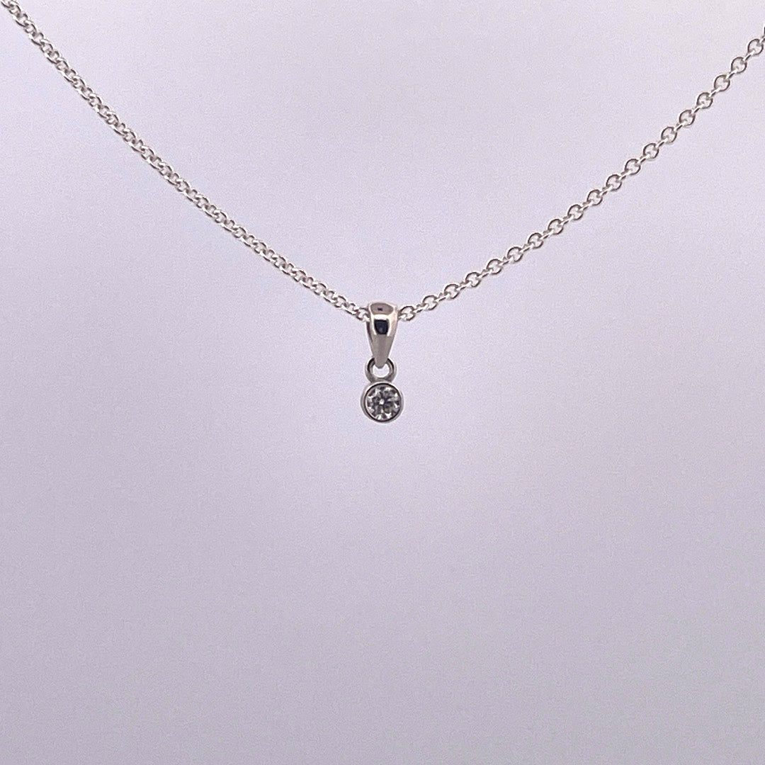 P2853 Silver lab grown diamond