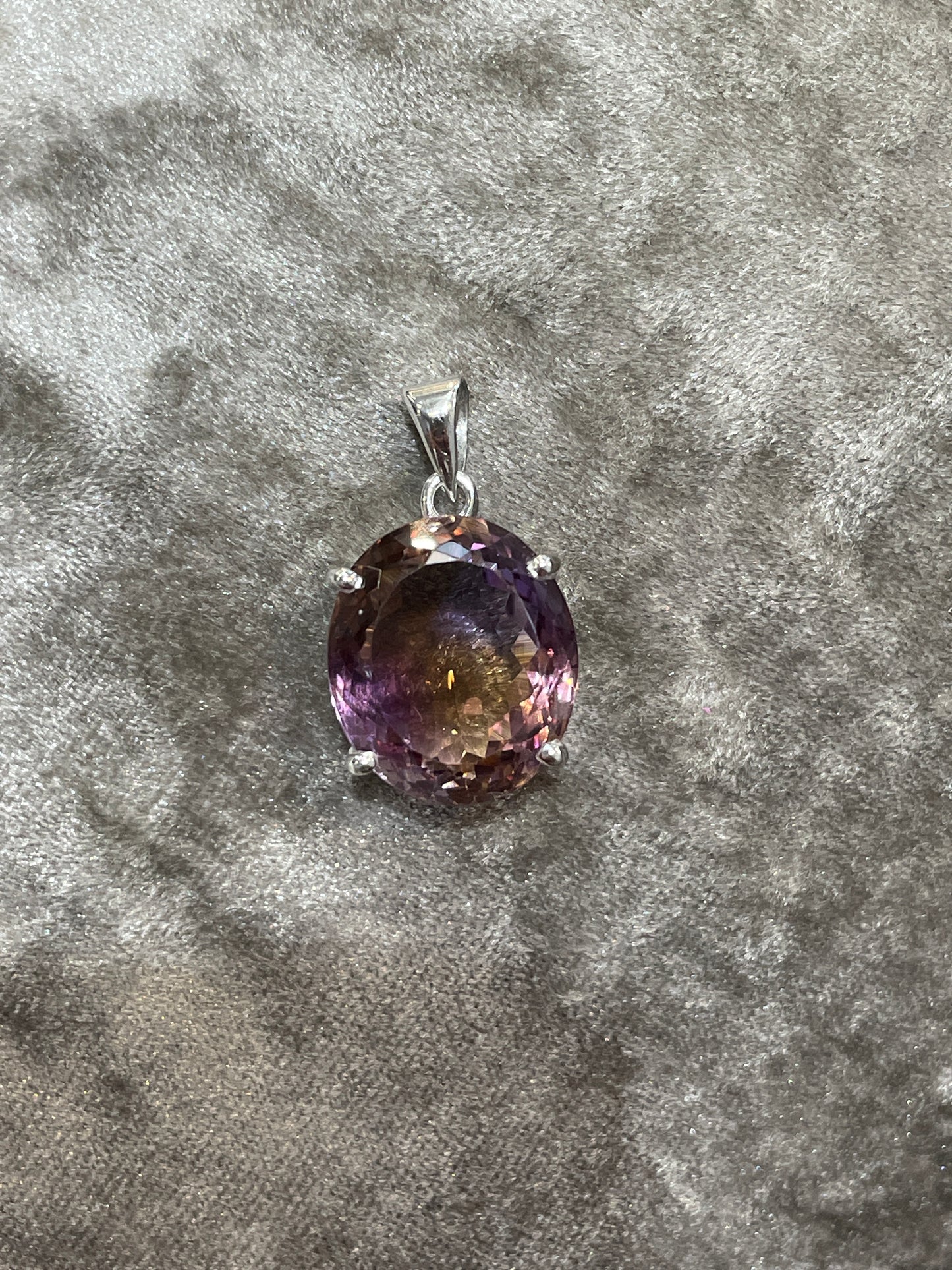 P2838 Silver Ametrine pendants