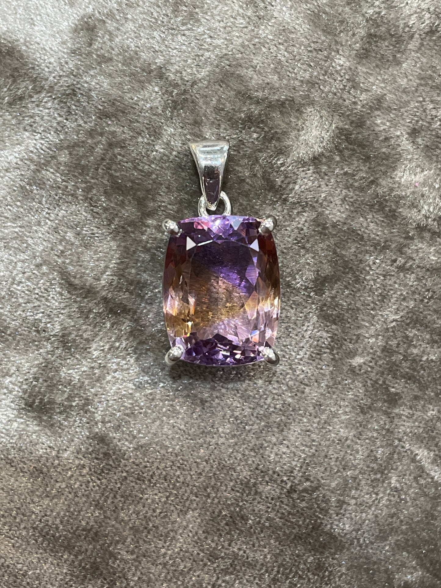 P2838 Silver Ametrine pendants